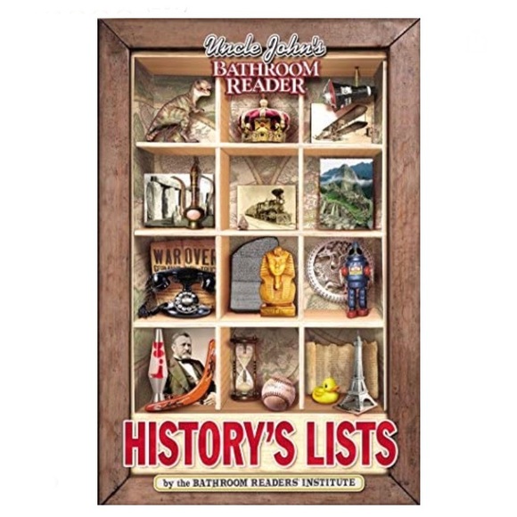 Uncle John's Bathroom Reader “History's Lists” Soft Cover Book NWT - Picture 1 of 3